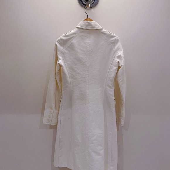 Vintage Esprit Trench Coat, cream colour, XS, super slim look! - Picture 5 of 7